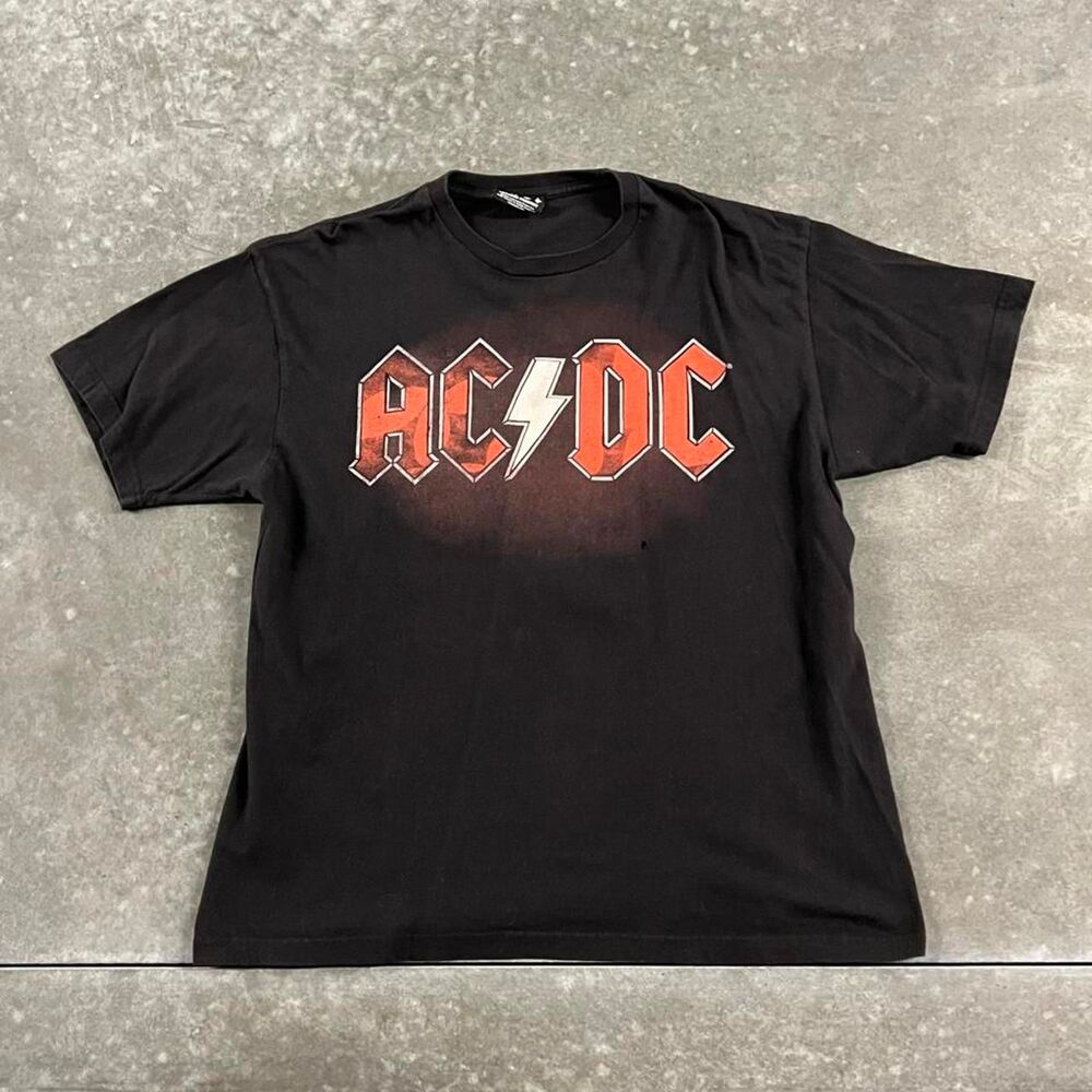 Y2K AC/DC 2009 Licensed Product Black Graphic Band T Shirt